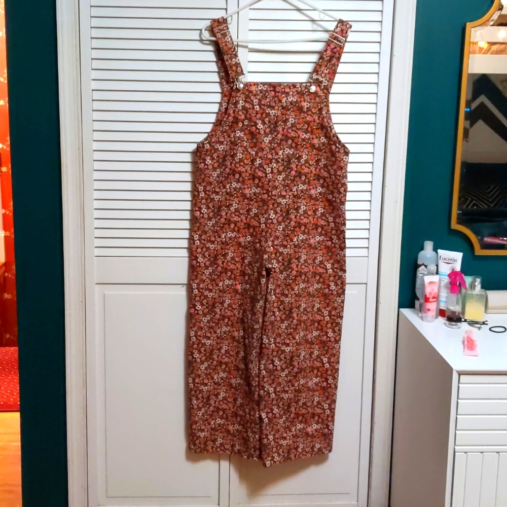 Zara Floral Overalls